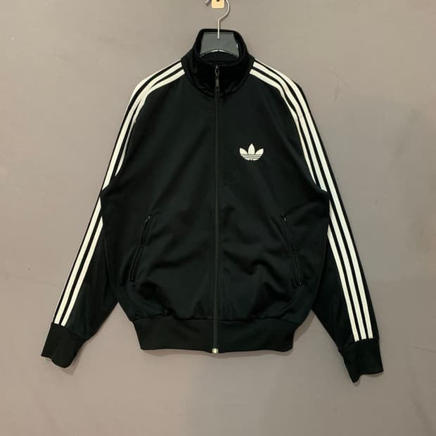 M 아디다스 오리지널 파이어버드 블랙 트랙탑 져지 자켓