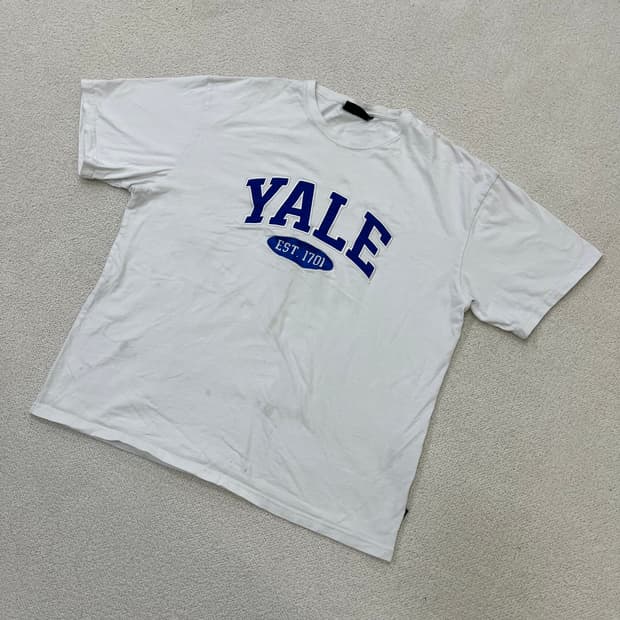 XL 예일 빅로고 반팔 티셔츠 0323M