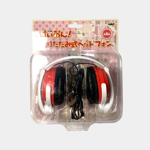 케이온! 유이 유선 도트 헤드폰