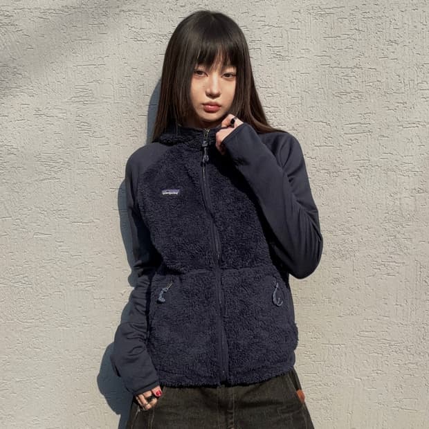 90s vintage Patagonia hybrid fleece jk