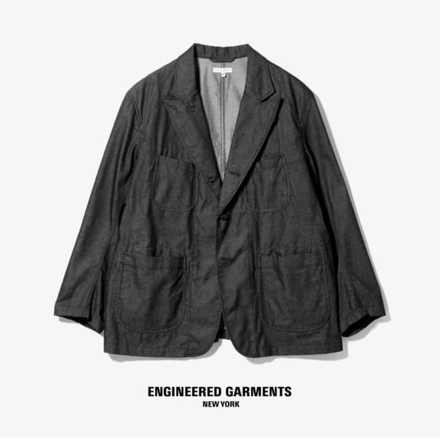 엔지니어드가먼츠 베드포드 cp denim (S)