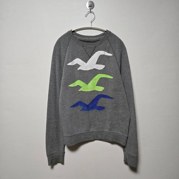 홀리스터 y2k 멀티로고 스웻셔츠 / 여성 맨투맨/ 남성 맨투맨 