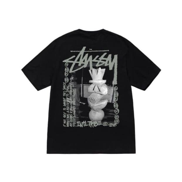 정품) 스투시 Stussy LANDIN TEE 블랙 M사이즈