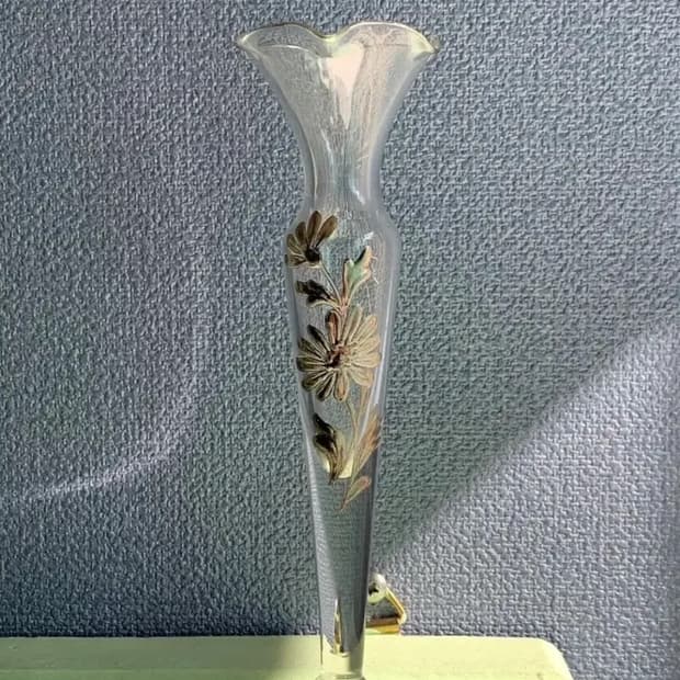 주석부조 펜꽂이 