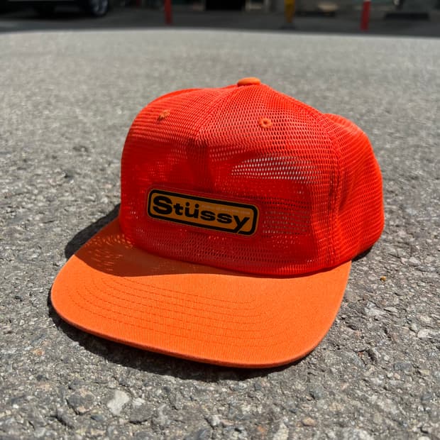 스투시 메쉬 트러커 캡
