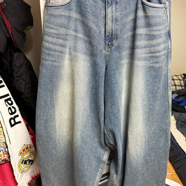 뉴치프시크DP 배기진 데님팬츠