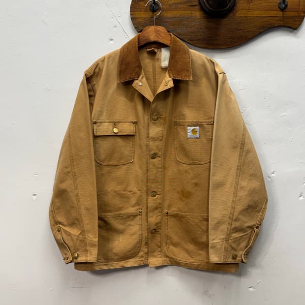 CARHARTT Brown Duck Chore Coat Brown Duc