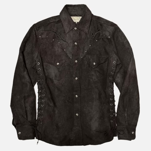 CREATE BEARFOOT grunge lace-up weswtern