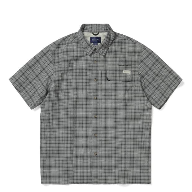 디스이즈네버댓) Plaid S/S Fishing Shirt Sage M