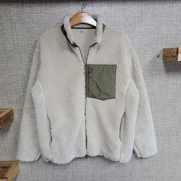 L 100사이즈 유니클로 플리스 자켓 후리스 