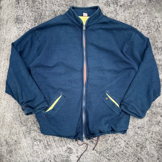 [XL~XXL] 45rpm 인디고 코튼 집업 자켓