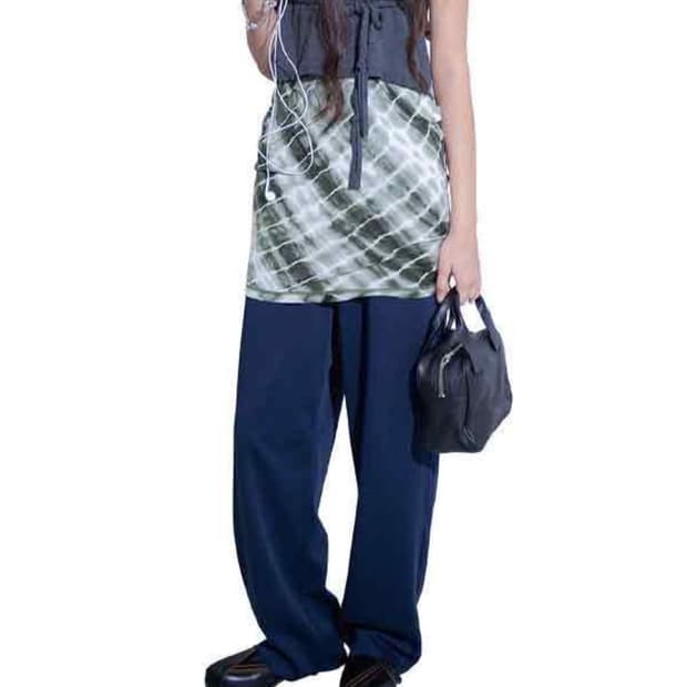 Perverze Braid Belt Layered Skirt