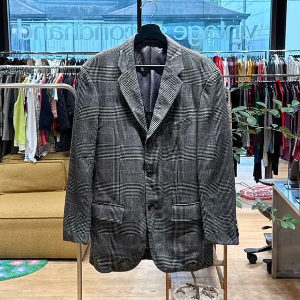 폴로 랄프로렌 블랙 화이트 하운드투스 3b 블레이저 자켓 