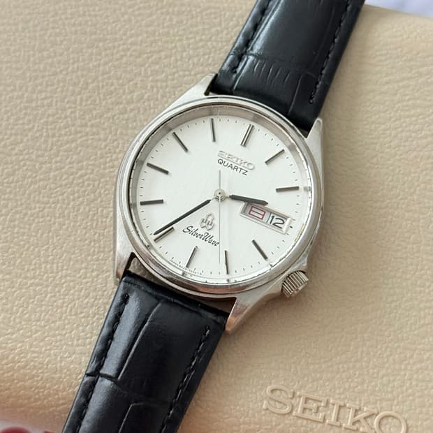 Seiko 세이코 쿼츠 SilverWave Day-Date 1980