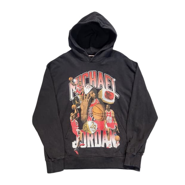 마이클 조던 빈티지 후드티 블랙 (XL)
