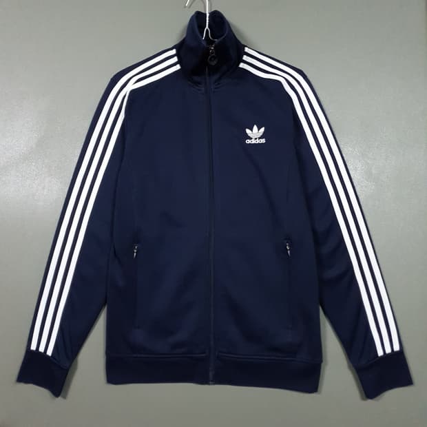 95 (M) 아디다스 유로파 파이어버드 트랙탑 져지 자켓 네이비