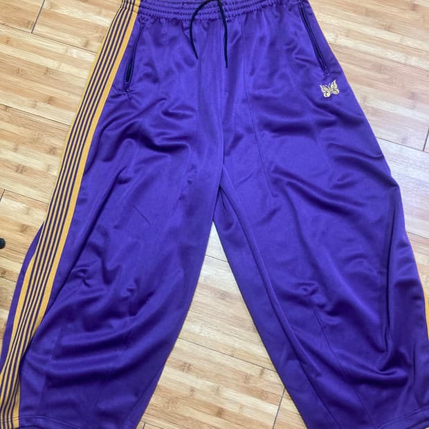 니들스 H.D. track pants poly smooth purple 