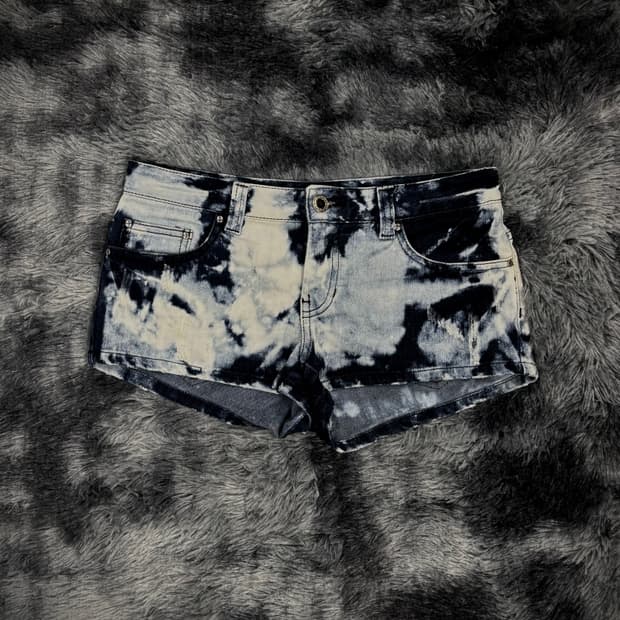 타이다이 워싱 숏팬츠