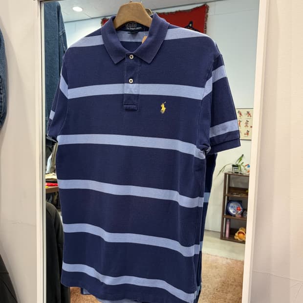 Polo RL 폴로 랄프로렌 스트라이프 카라티 pk 반팔 티셔츠