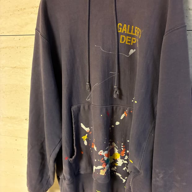 갤러리 디파트먼트 페인트 후드티 M