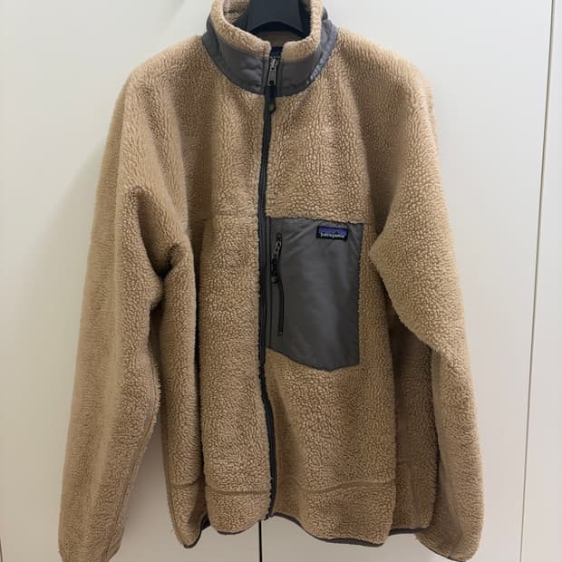 00s 파타고니아 레트로 딥파일 플리스 오트밀 그레이 자켓
