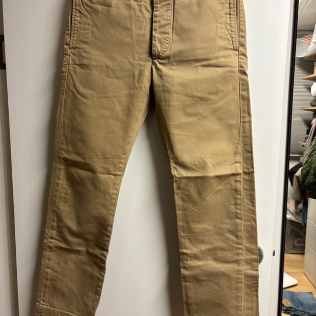 [30X30] RRL 오피서 치노 밀리터리카키