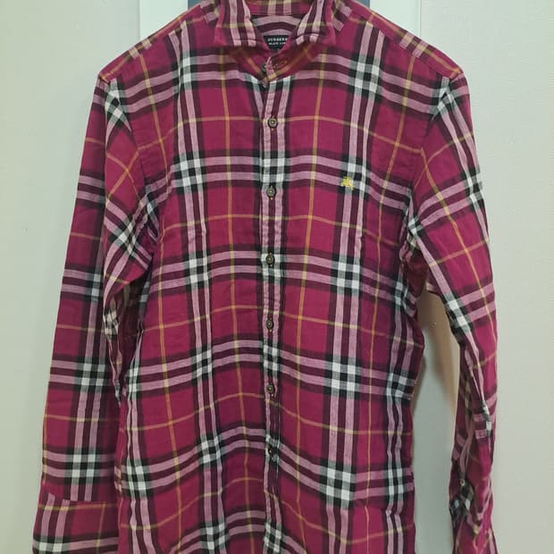 버버리 블랙라벨 체크셔츠(burberry blacklabel)2