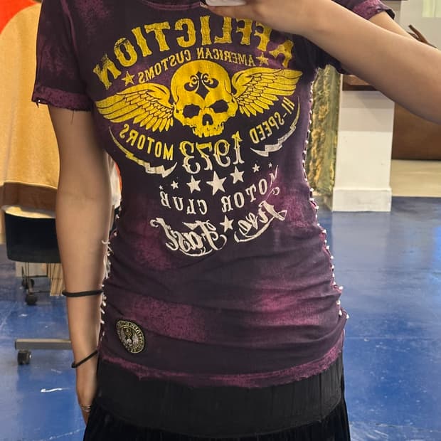 Affliction 펑크 반팔티