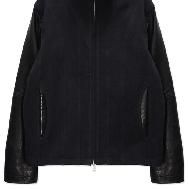 이그노타 washed leather jacket