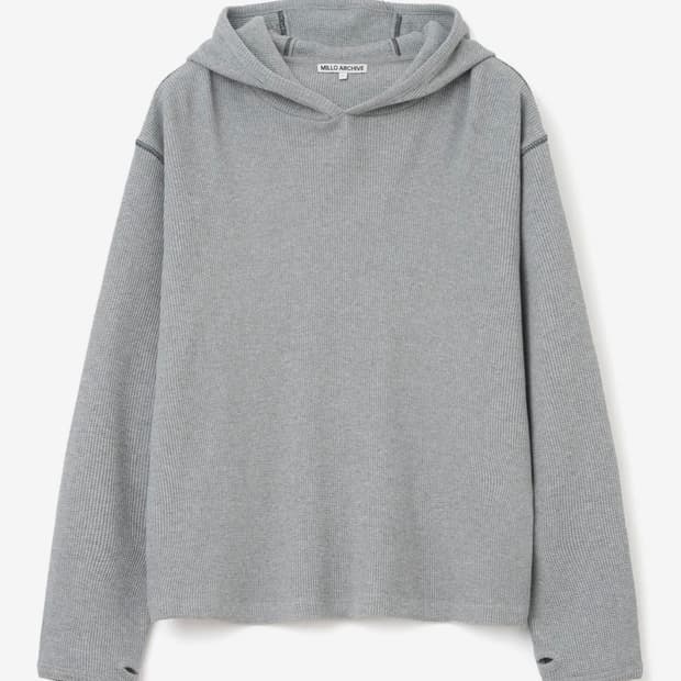 밀로 아카이브 오브젝트 스티치 롱 슬리브 후디