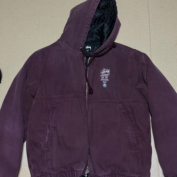 스투시 캔버스 인슐레이티드 워크자켓