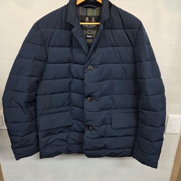 바버 3버튼 패딩 블레이저 자켓 L xl