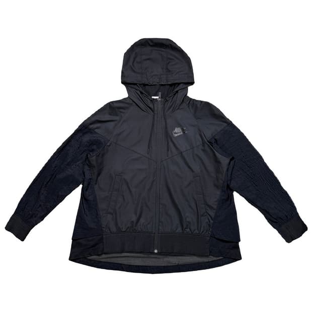 나이키 테크 원드러너 후드집업 자켓 블랙 M