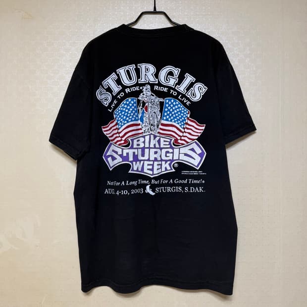 00s Sturgis 바이크 티셔츠 L