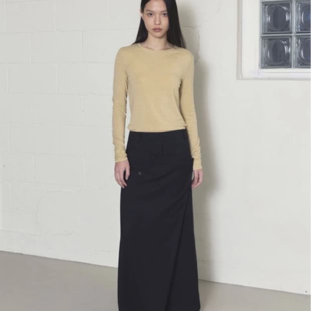 오데스 맥시 스커트 m