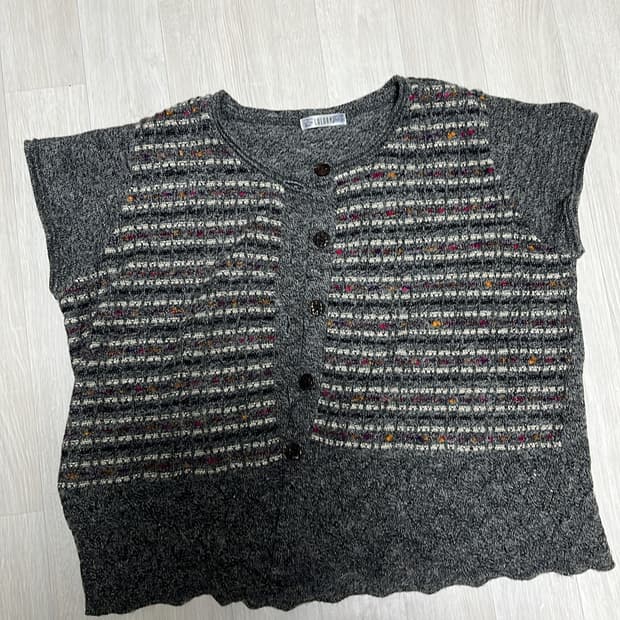 빈티지 반팔 니트