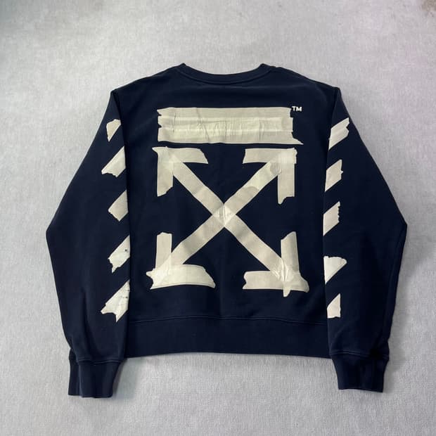 100 19f/w 오프화이트 lo 맨투맨