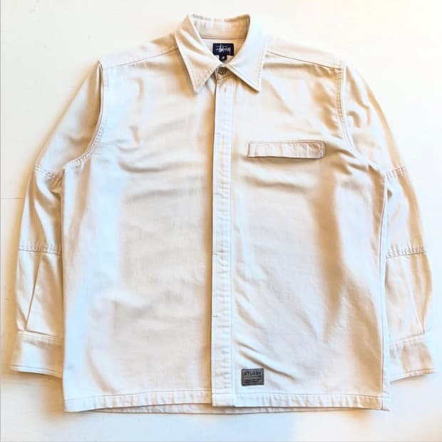 90s U.S.A 올드 스투시 셔츠 자켓