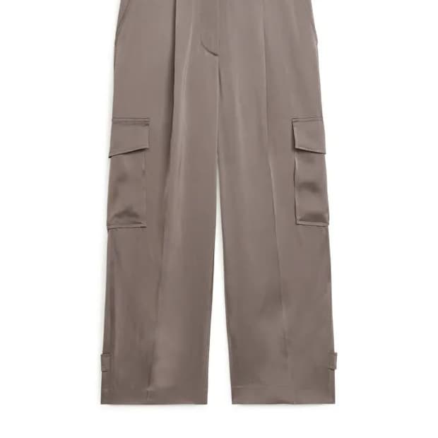 아르켓 새틴 카고팬츠