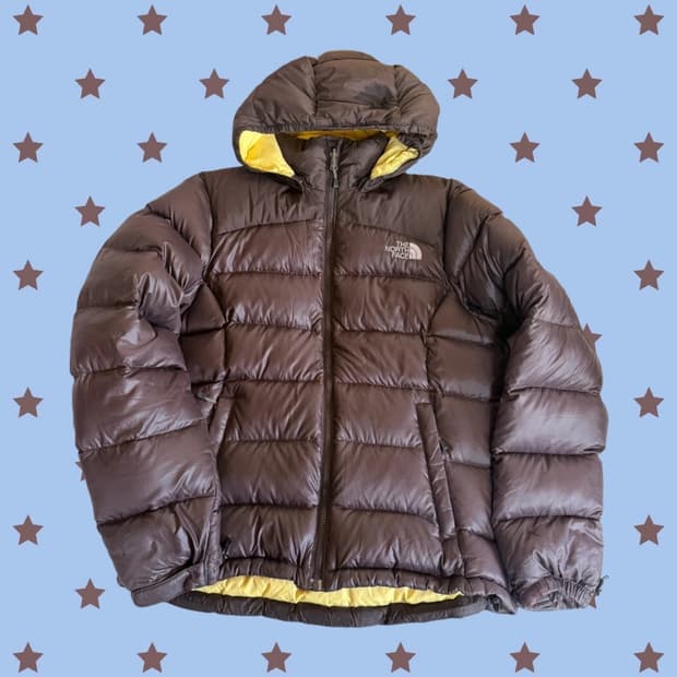노스페이스 브라운 패딩