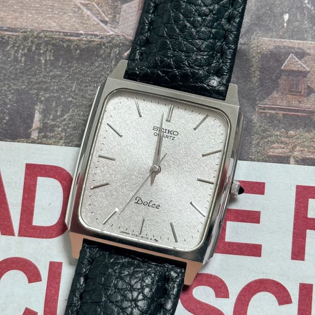 Seiko 세이코 Dolce 스노우 플레이크 카보숑 크라운 1987