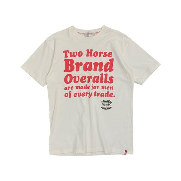 Levi’s red tap 빈티지 레터링 반팔티셔츠