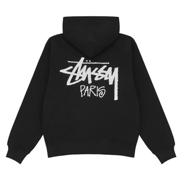 Stussy paris hoodie Black(스투시 후드 파리) XL 