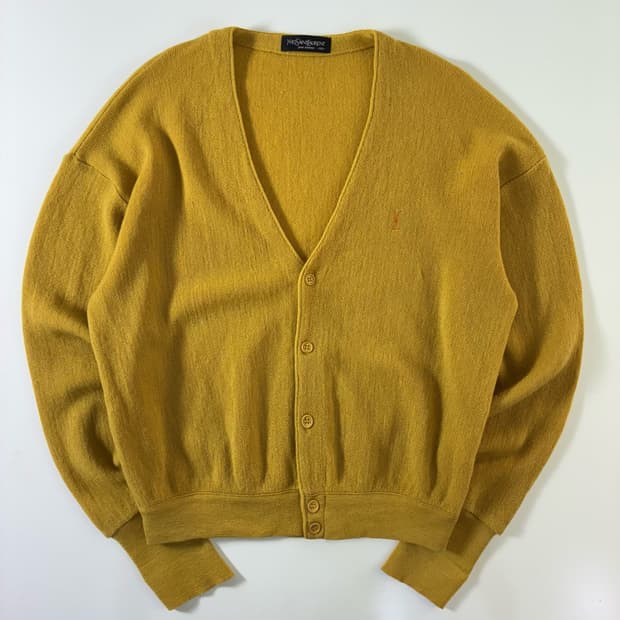 Yves Saint Laurent  입생로랑 뿌르옴므 카멜 울 가디건  
