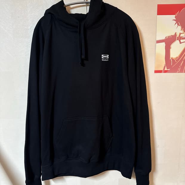 이케아 뮤지엄 후드 블랙 L