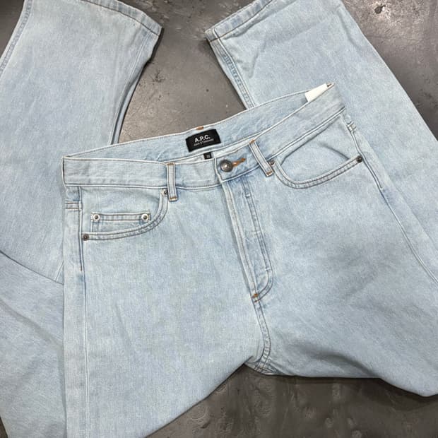 A.P.C. 연청 데님 팬츠 30