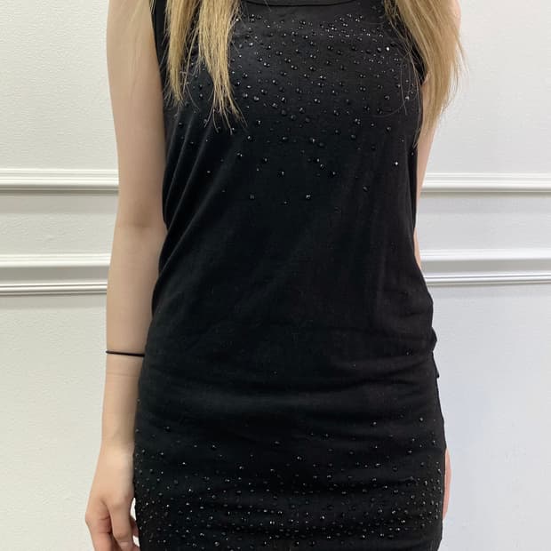 Stud Detail Punk Sleeveless