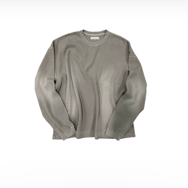 [1] 언더마이카 무.77 브러쉬 워시드 써멀 롱슬리브 샌드 팝니다