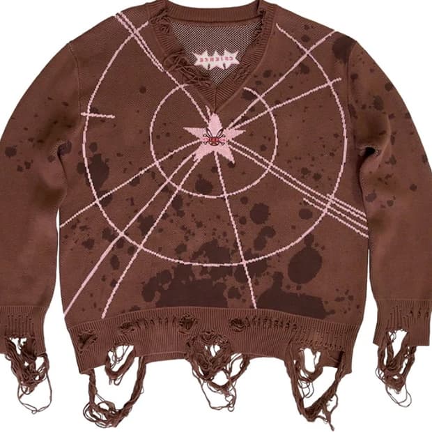 (구매글) 씨피어스 CFIERCE 스타 라이트 오버핏 브이넥 니트 스웨터