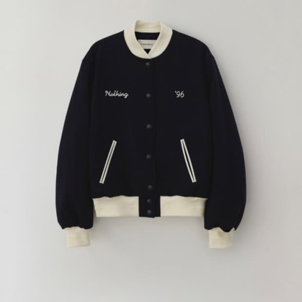 낫띵리튼 울 바시티 재킷 (1회 착용)